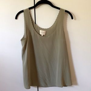 Sézane Silk Lucie Top